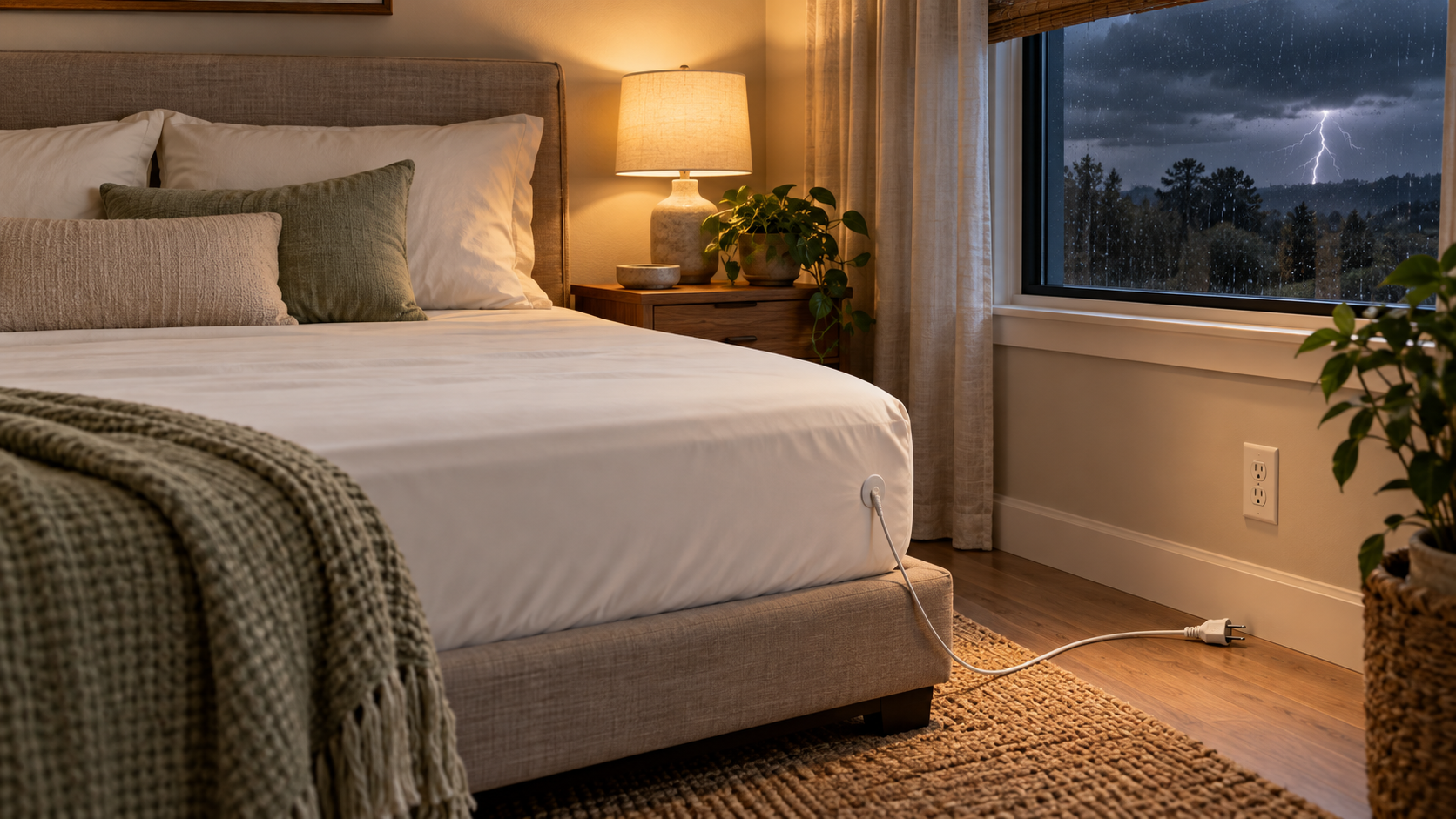 Should You Unplug Grounding Sheets During a Thunderstorm?